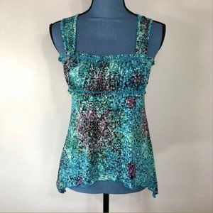 Trixxi Junior's Sleeveless Abstract Blouse Size S